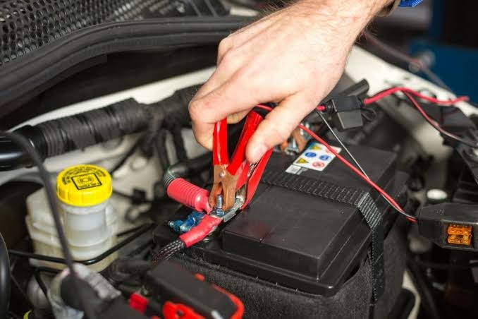 Car battery jumpstart assistance